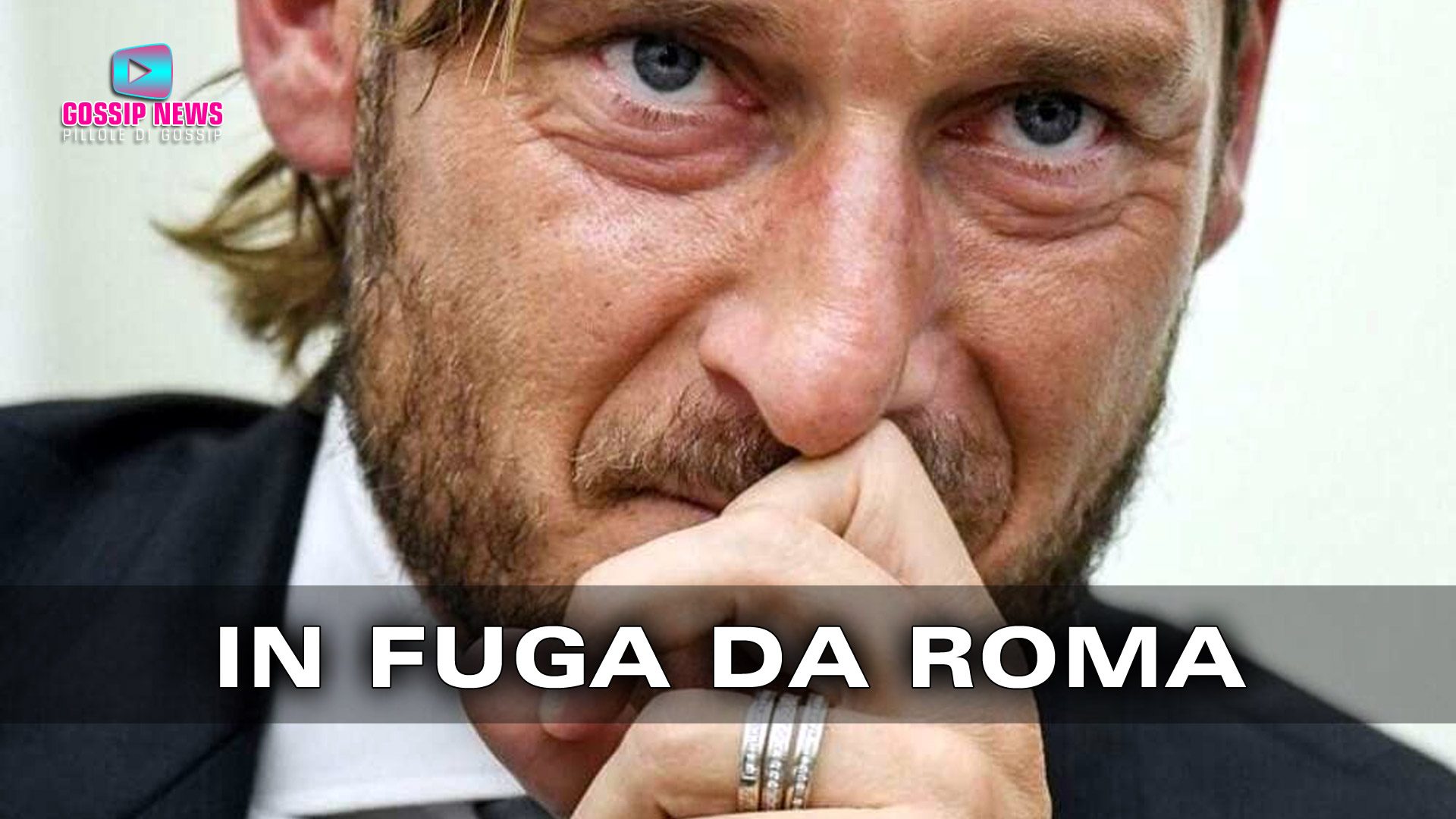 francesco totti fuga roma