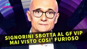 Signorini Sbotta al Gf Vip