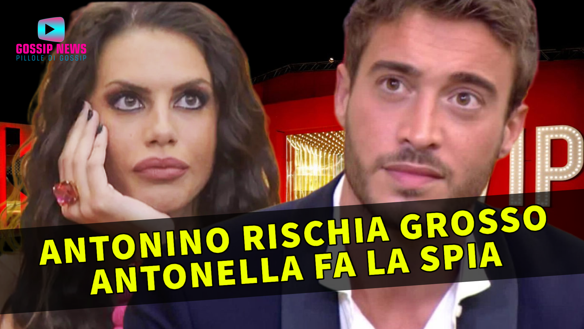 Gf Vip: Antonino Nei Guai,