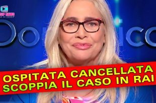Domenica In Cancella l'Ospitata: Scoppia Il Caso in Rai!