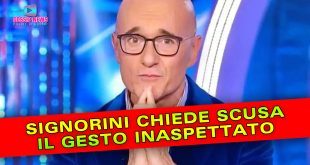Grande fratello, Alfonso Signorini Chiede Scusa... Il Gesto Inaspettato!