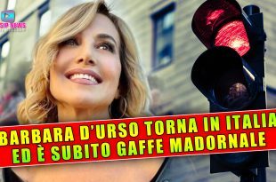 Barbara D'Urso Torna In Italia e Fa Una Gaffe Madornale!