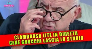 Clamorosa Lite a Citofonare Rai 2: Gene Gnocchi Abbandona Lo Studio!