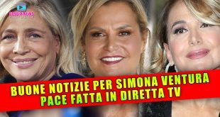 Ottime Notizie Per Simona Ventura: Pace Fatta In Diretta Tv e Sui Social!