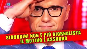 Alfonso Signorini Non è Più Un Giornalista: Il Motivo è Assurdo!