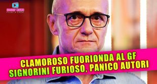 Clamoroso Fuorionda al Grande Fratello: Signorini Furioso, Autori Nel Panico!