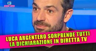Luca Argentero Sorprende: La Dichiarazione In Diretta Tv!