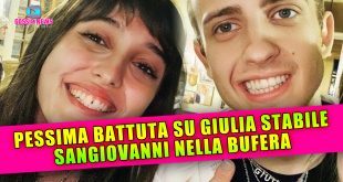 Sangiovanni e La Pessima Battuta Su Giulia Stabile: Il Web Infuriato!