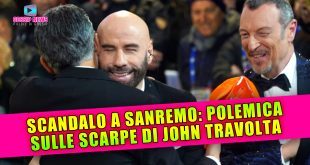 Scandalo a Sanremo: Polemica Sulle Scarpe di John Travolta!