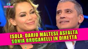 Isola 2024: Dario Maltese Asfalta Sonia Bruganelli In Diretta Tv!