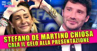 Stefano De Martino Chiosa: Cala Il Gelo Alla Presentazione!