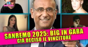 Sanremo 2025, Big In Gara: Già Deciso il Vincitore!