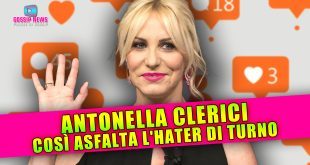 Antonella Clerici, Che Classe: Così Asfalta l'Hater di Turno!