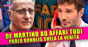 Stefano De Martino ad Affari Tuoi: Paolo Bonolis Svela la Verità!