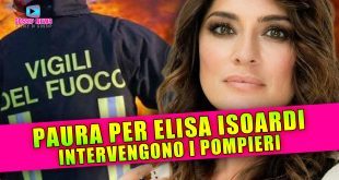 Paura Per Elisa Isoardi: Intervengono i Pompieri!