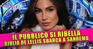 Giulia De Lellis a Sanremo: Il Pubblico Si Ribella!