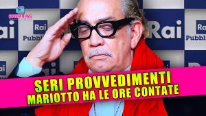 Si Mette Male per Guillermo Mariotto: Pronta la Cacciata Dalla Rai!