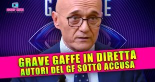 GF, Enorme Gaffe in Diretta: Gli Autori La Combinano Grossa!