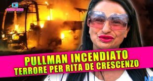 Terrore per Rita De Crescenzo: Il Pullman Va a Fuoco!