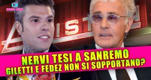 Tensione a Sanremo: Giletti e Fedez Non Si Sopportano?