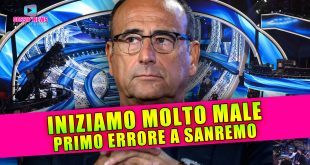Sanremo Parte Malissimo: Primo Errore Mandato in Onda!