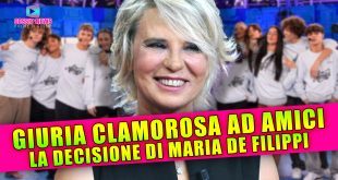 Giuria Clamorosa ad Amici: La Decisione di Maria De Filippi!