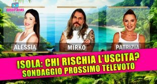 Isola Dei Famosi, Sondaggio Televoto: Chi Verrà Eliminato?