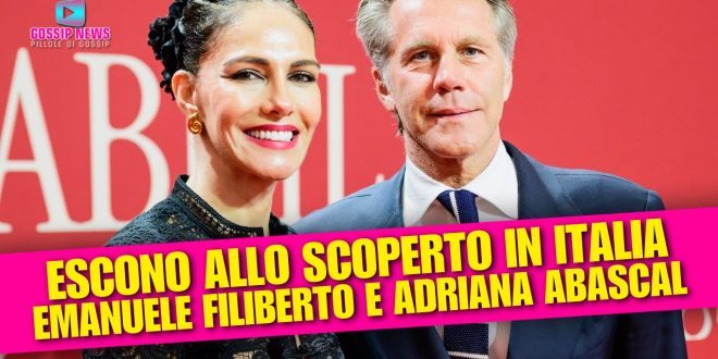 Emanuele Filiberto e Adriana Abascal