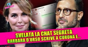 Barbara d’Urso scrive a Fabrizio Corona: svelata la chat segreta!
