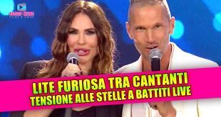 Lite clamorosa a Battiti Live