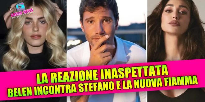 Belen incontra Stefano De Martino e la sua nuova fiamma: succede l'inaspettato