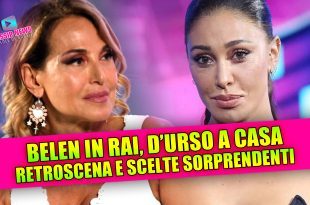 Belen Rodriguez passa in Rai, Barbara D'Urso resta a casa