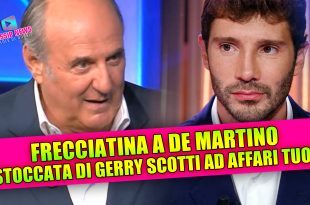 La Ruota Della Fortuna, stoccata di Gerry Scotti ad Affari Tuoi: frecciatina a Stefano De Martino