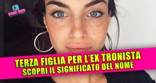 Nicole Mazzocato mamma per la terza volta: il significato del nome