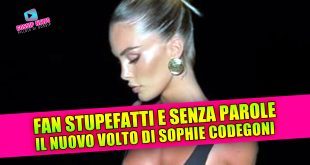 Il nuovo volto di Sophie Codegoni: fan spiazzati e senza parole!