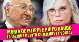 MARIA DE FILIPPI RICORDA PIPPO BAUDO: la lezione di vita che emoziona tutti!