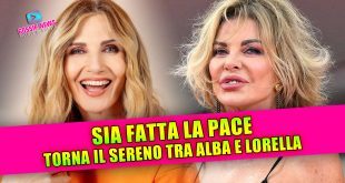 SIA FATTA LA PACE: torna il sereno tra Alba Parietti e Lorella Cuccarini!