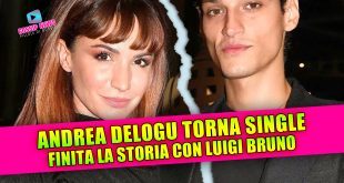 Andrea Delogu torna single: finita la storia con Luigi Bruno