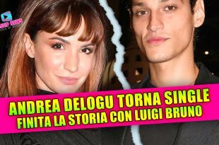 Andrea Delogu torna single: finita la storia con Luigi Bruno