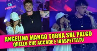 Angelina Mango torna sul palco dopo un anno