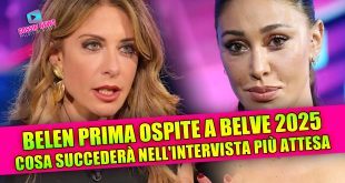 Belen Rodriguez prima ospite a Belve 2025