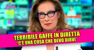Cesara Buonamici scivolone in diretta: la gaffe al TG5 e le scuse pubbliche