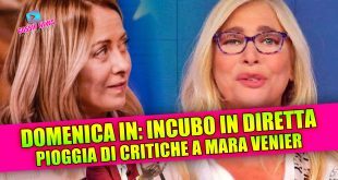 Domenica In, incubo in diretta: Mara Venier travolta dalle critiche