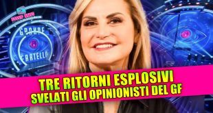 Grande Fratello 2025: ecco i nuovi opinionisti, tre ritorni bomba