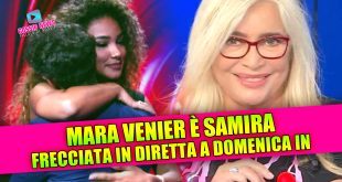 Mara Venier è Samira a Domenica In