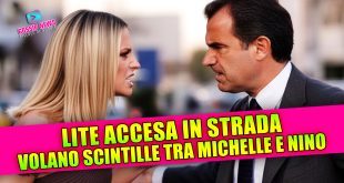 Michelle Hunziker e Nino Tronchetti Provera: lite furiosa in strada