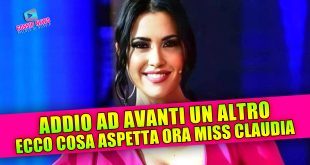 Miss Claudia Ruggeri lascia Avanti un Altro