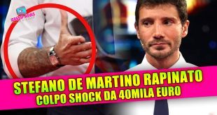 Stefano De Martino rapinato a Milano