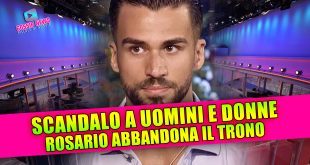 Uomini e Donne, caos in studio: Rosario Guglielmi lascia il trono dopo lo scandalo