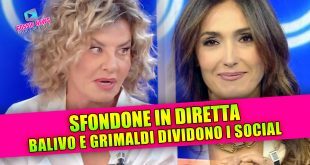 Caterina Balivo, scivolone in diretta su Eva Grimaldi e Gabriel Garko